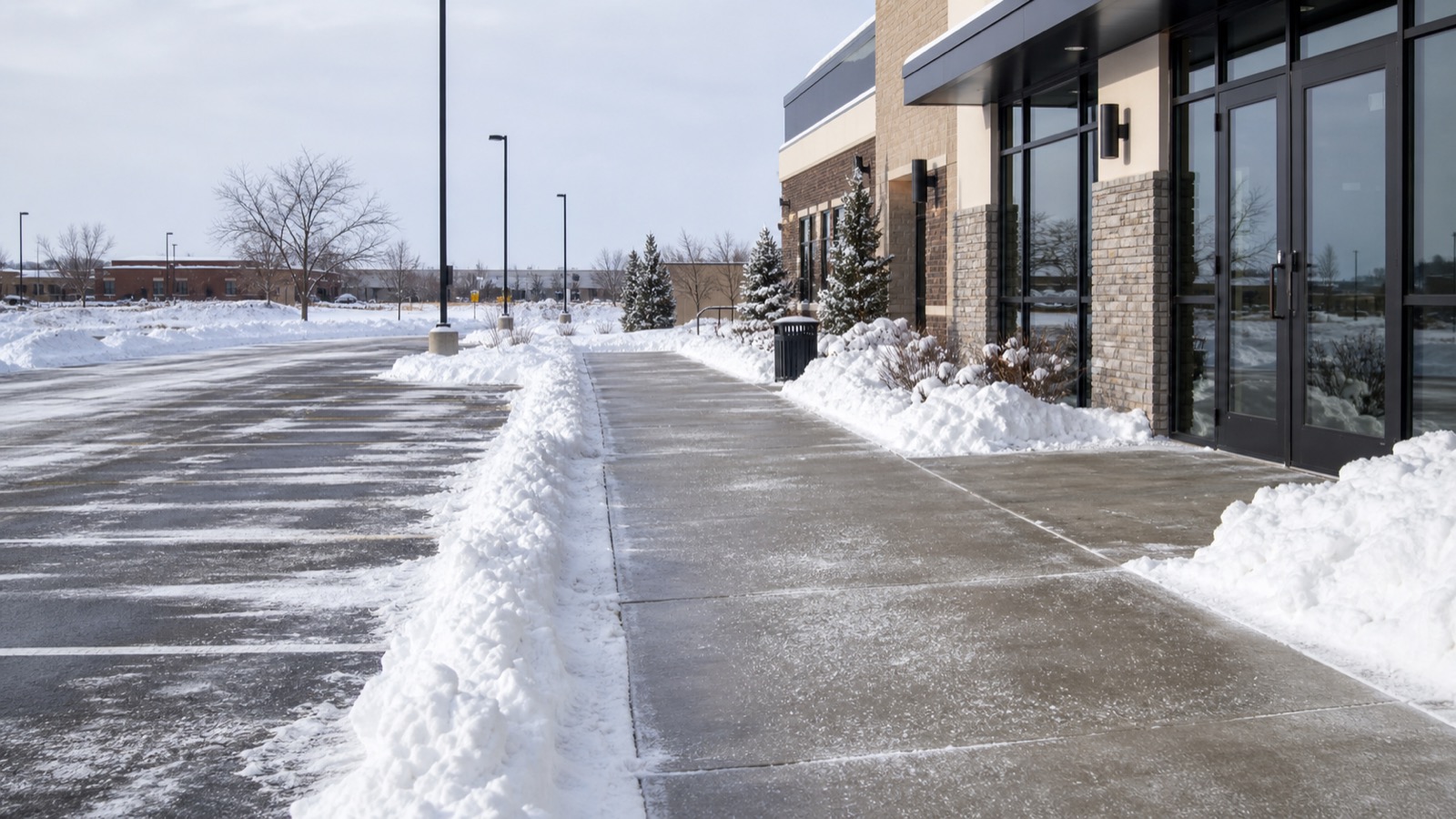 Snow removal service by All Clean Solutions